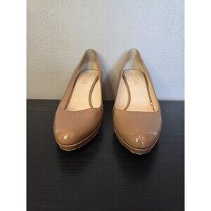 PRADA vintage tan heels women's size 39